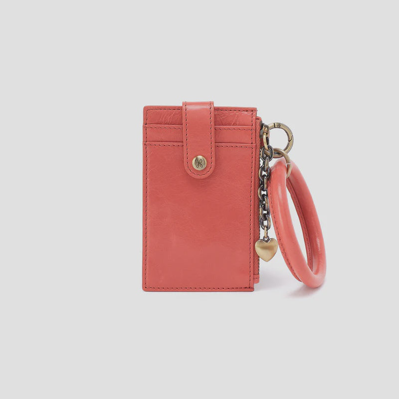 RING CREDIT CARD WALLET in Pink Mirage