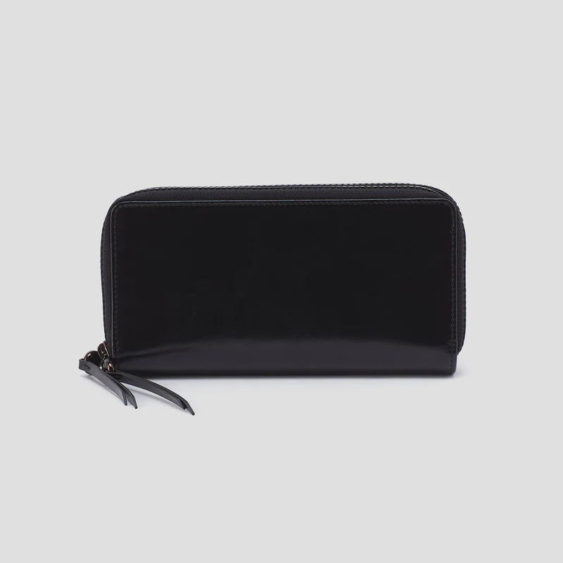 DIXON LARGE ZIP WALLET in Black