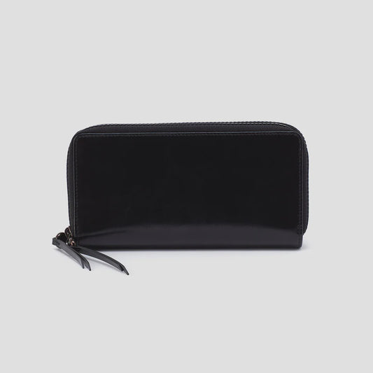 DIXON LARGE ZIP WALLET in Black