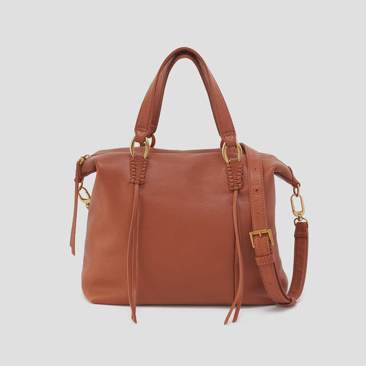 HARLEY SATCHEL in Warm Honey