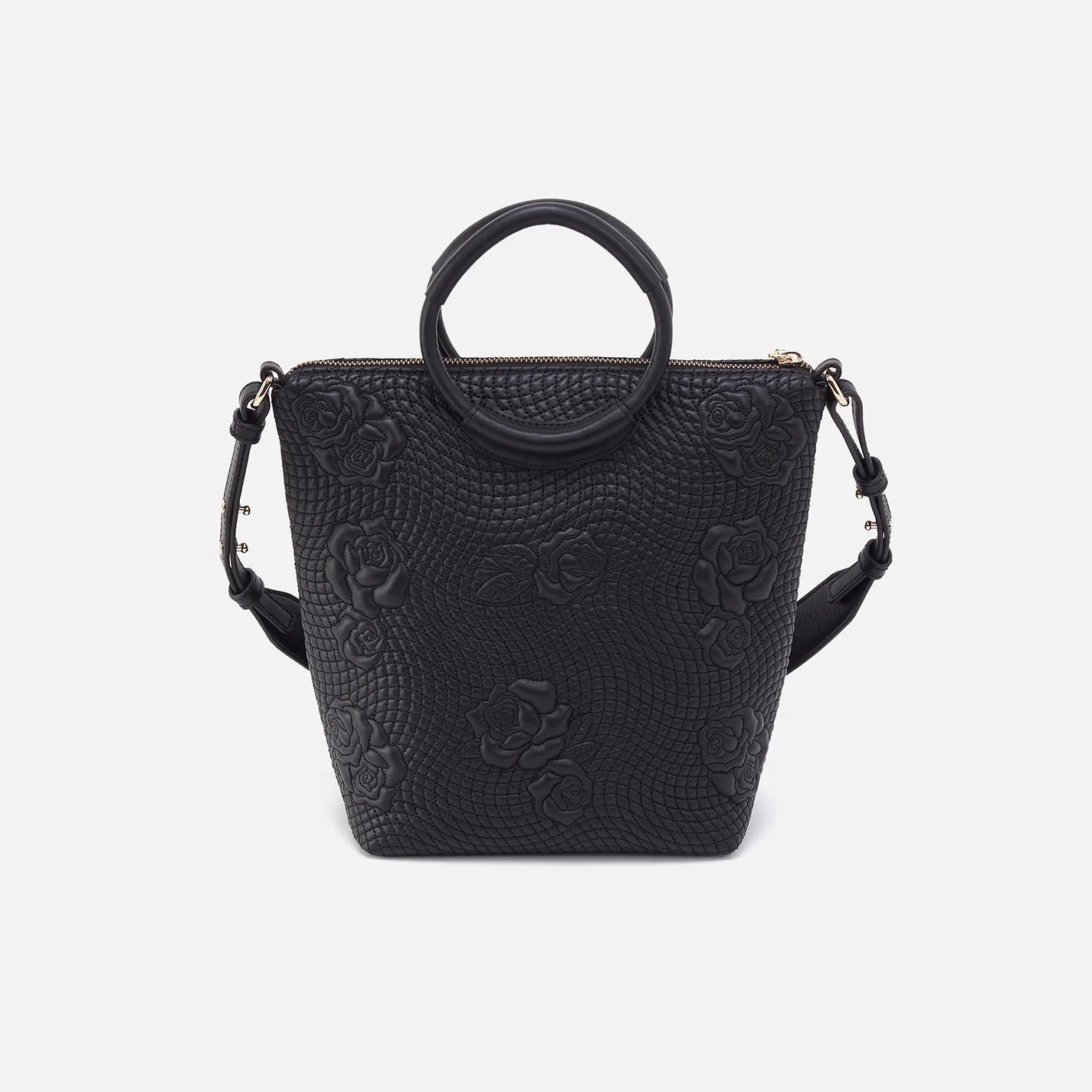 MAGGIE CROSSBODY in Black Embossed Flora