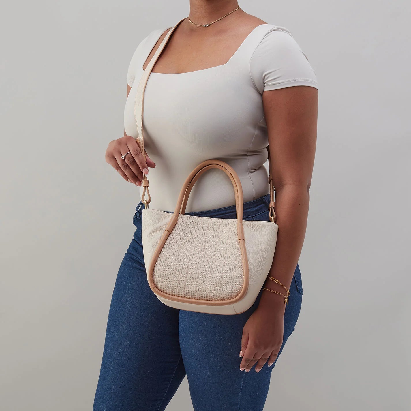 MARGOT SATCHEL in Cream
