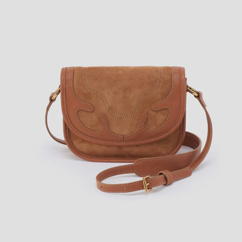 KIVA SMALL CROSSBODY in Oak Barrel