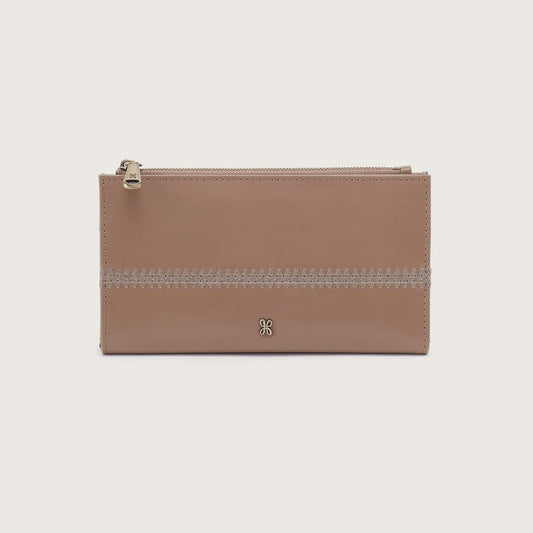 JILL LARGE BIFOLD WALLET in Woodsmoke