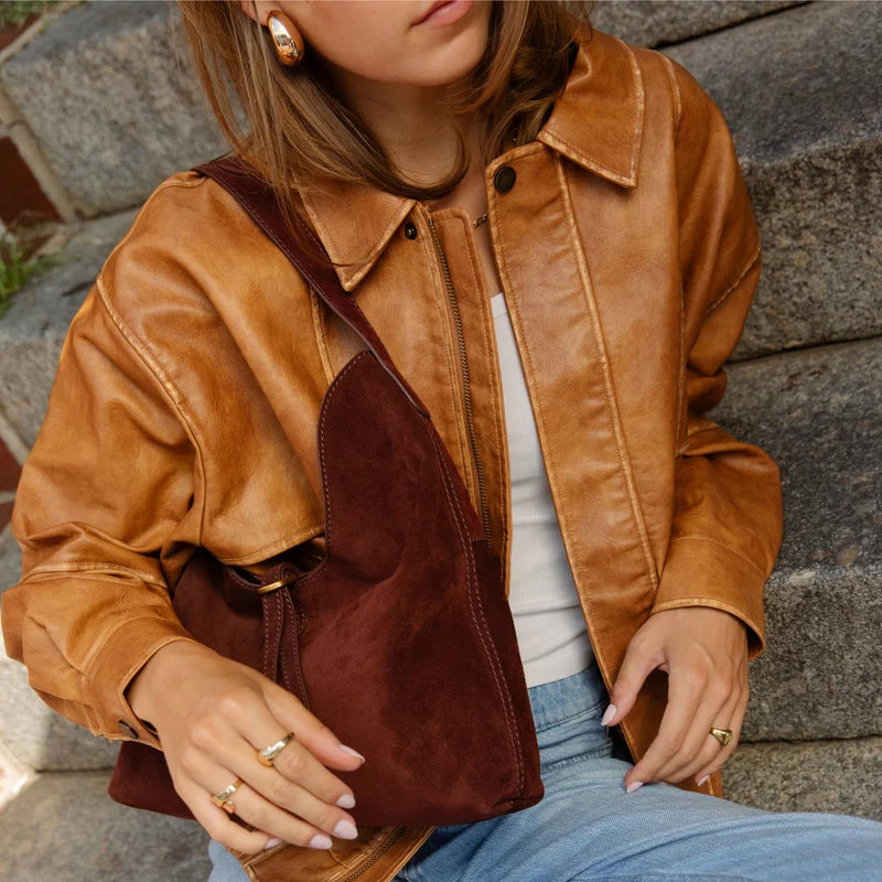 ATLAS HOBO in Chocolate