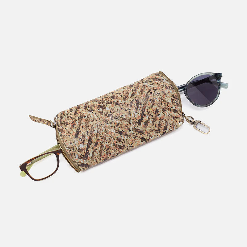 SPARK DOUBLE EYEGLASS CASE in Neutral Mosaic