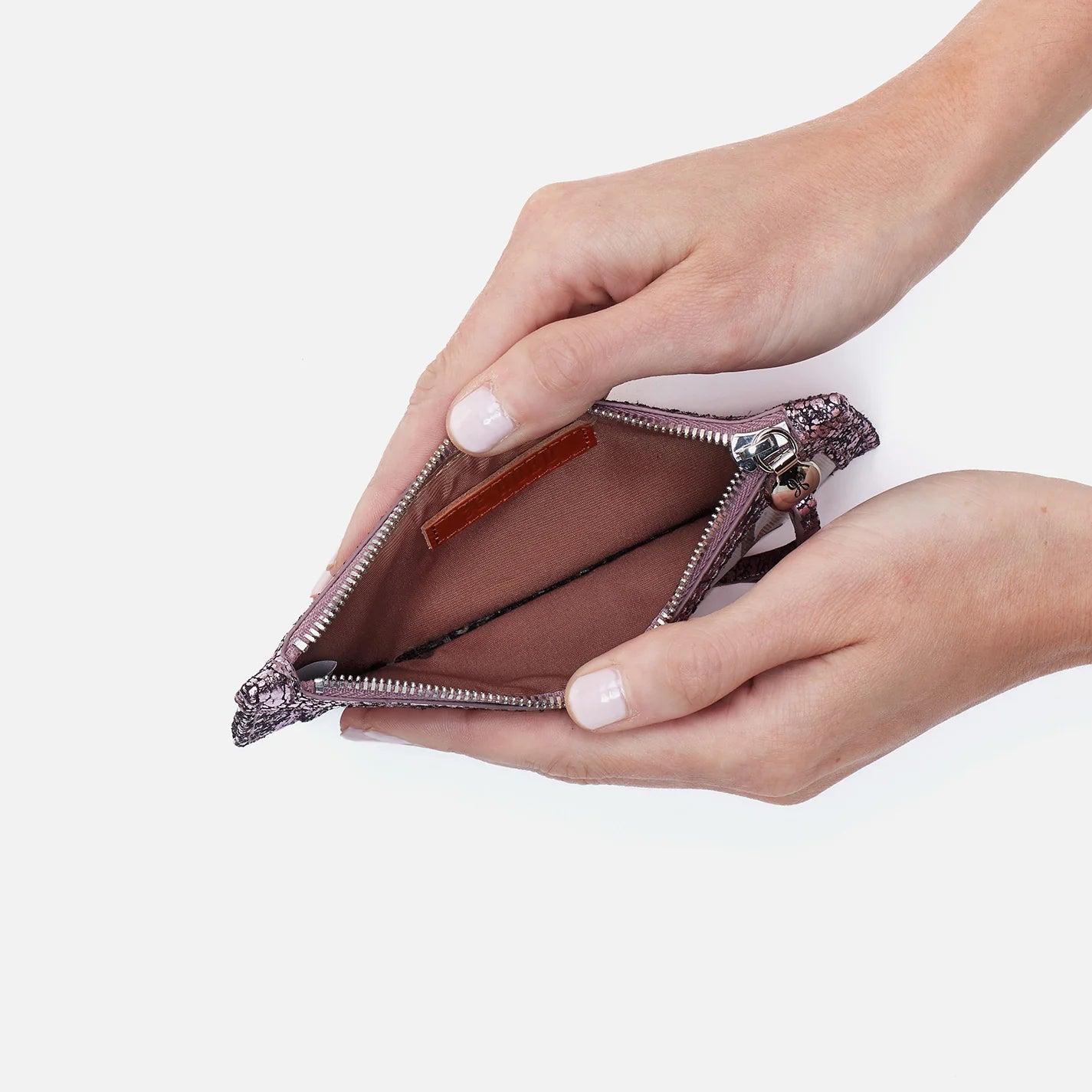 CARTE CARD CASE in Blush Crinkle
