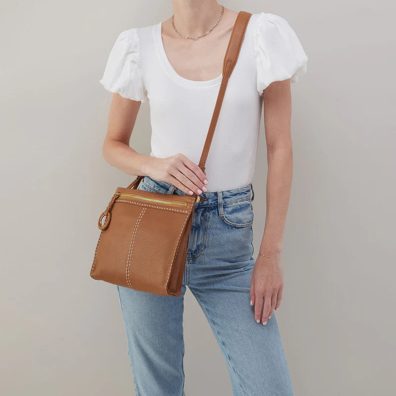 AUSTIN MEDIUM CROSSBODY in Warm Honey