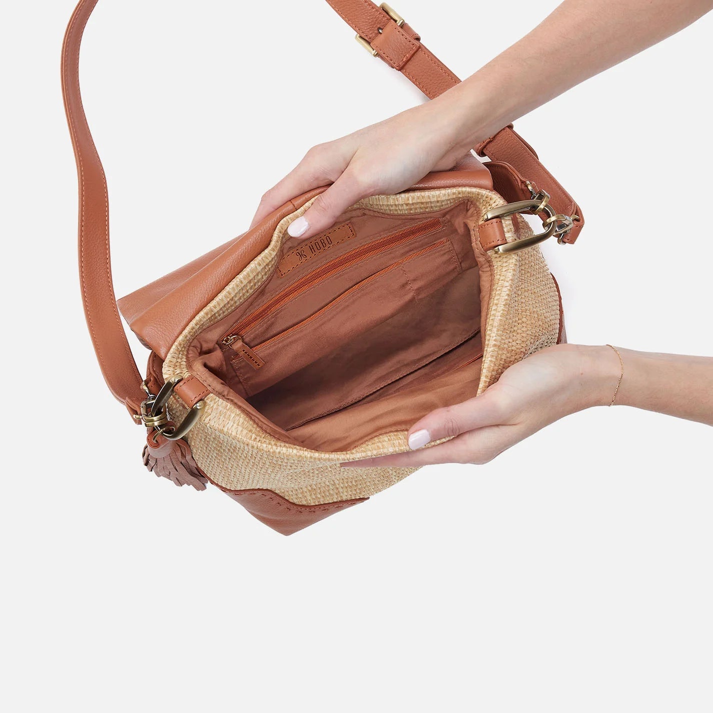 HARLEY CONVERTIBLE SHOULDER in Natural Straw