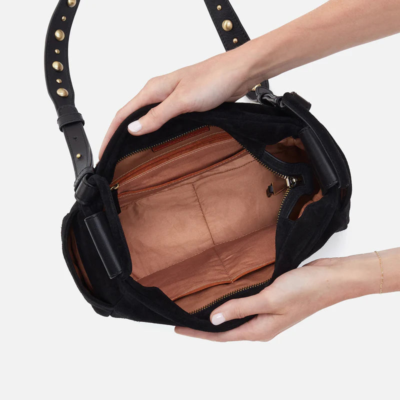 SHEILA CROSSBODY in Black Studded
