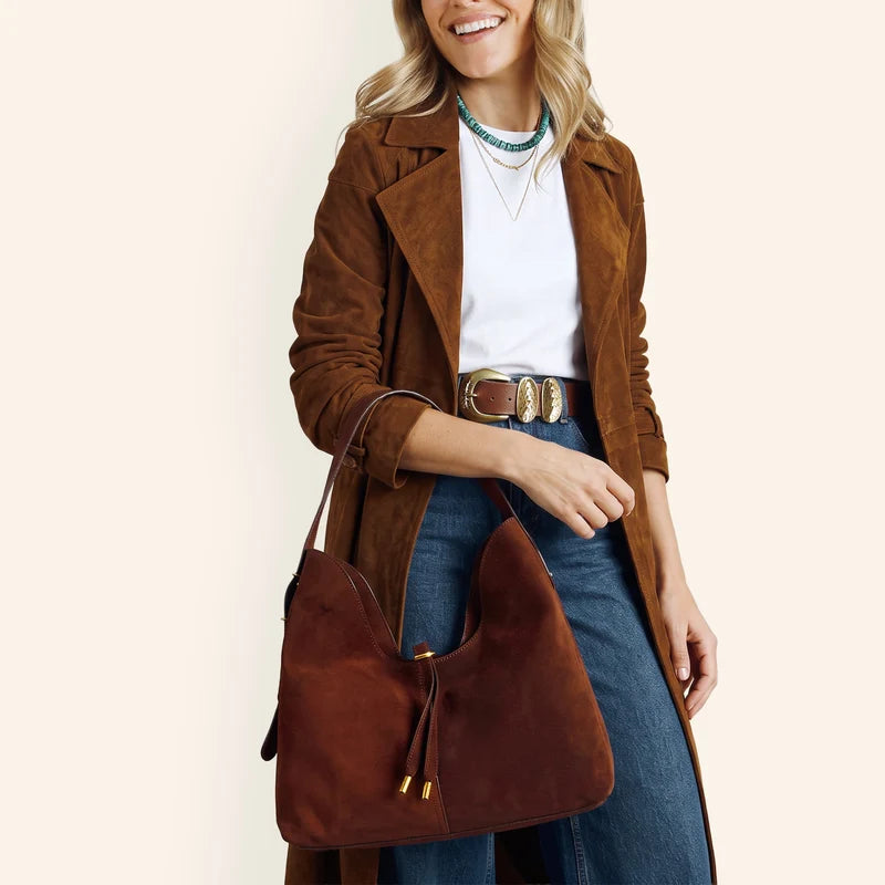 ATLAS HOBO in Chocolate
