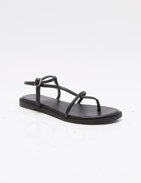 CORSICA STRAPPY SANDAL in Black Tide
