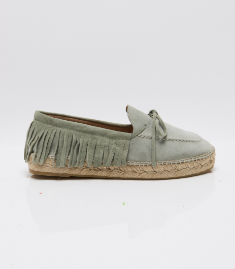 FARAWAY FRINGE ESPADRILLE in Mint