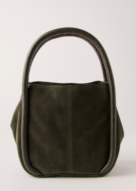 BARLOW BUCKET BAG in Dark Olive
