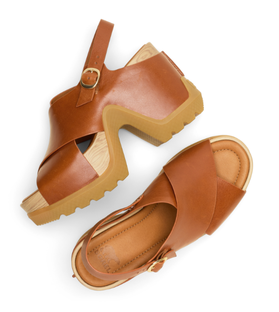 ROAM'N RISE HEEL in Iced Tea + Gum