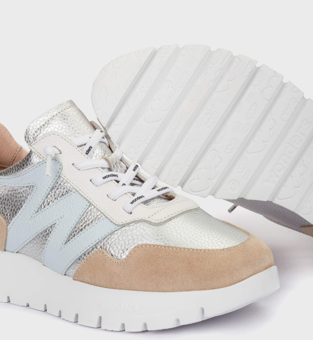 ODISEI 01 in Beige + Plata