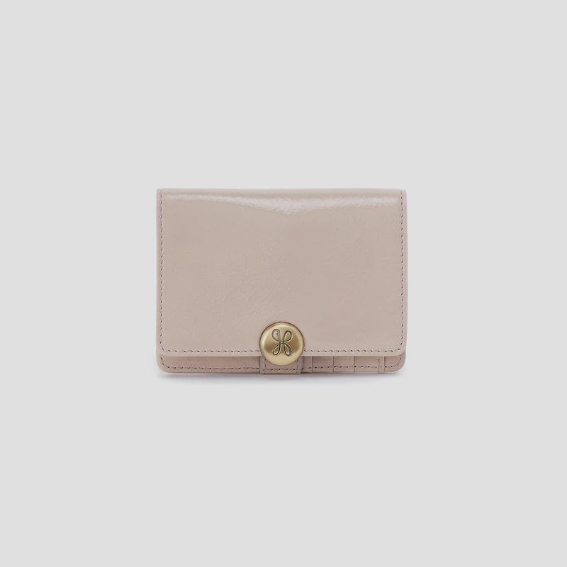 HUTTON SMALL WALLET in Stone Gloss