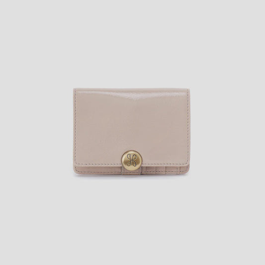 HUTTON SMALL WALLET in Stone Gloss
