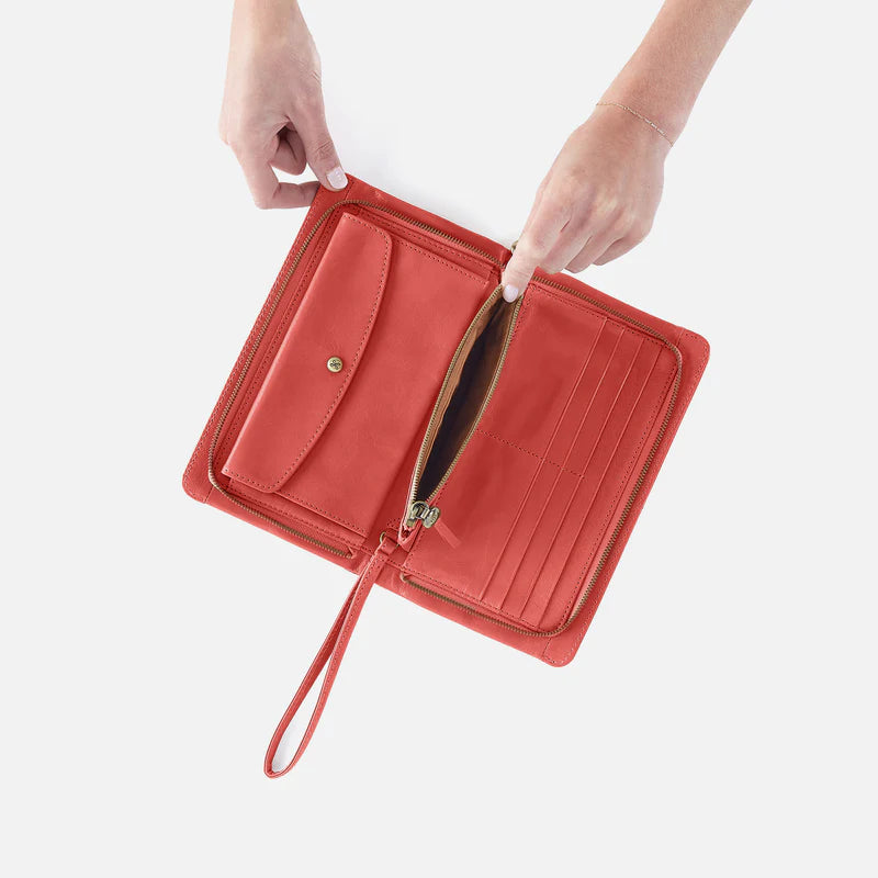 EVOLVE WRISTLET-WALLET in Pink Mirage