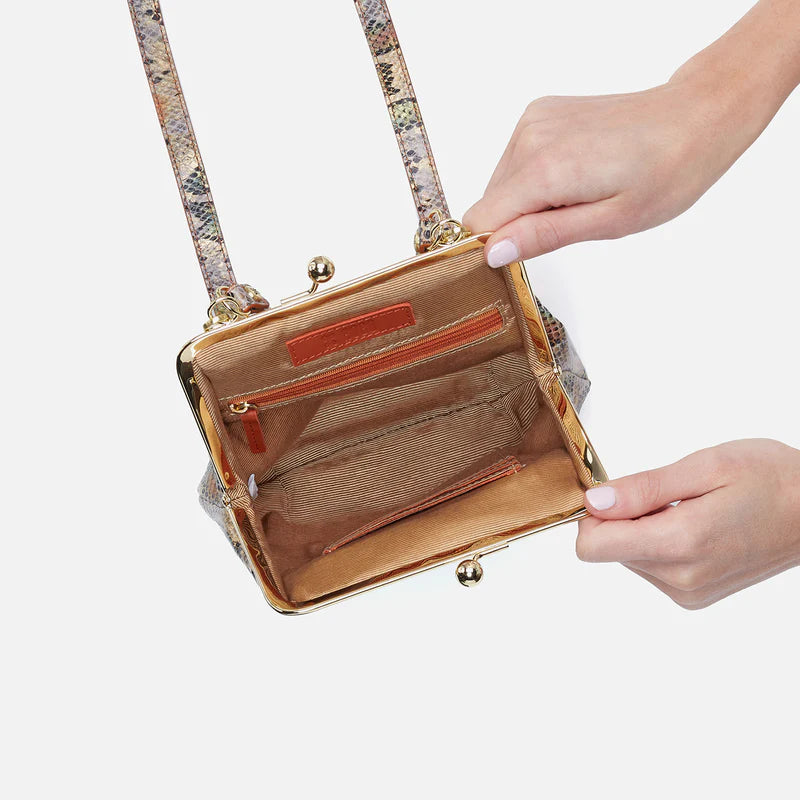 ALBA CROSSBODY in Opal Snake Print