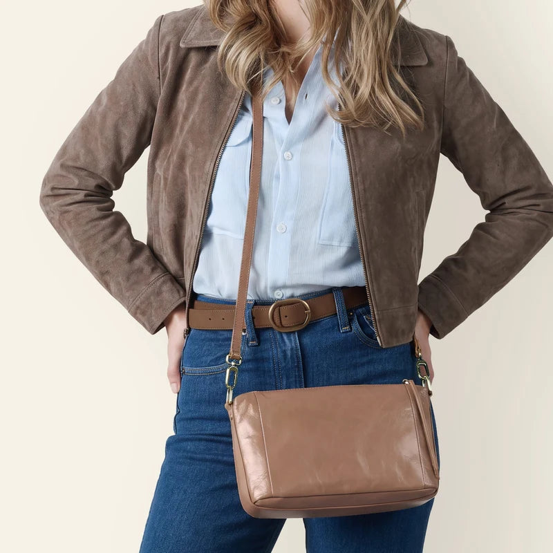 DARCY CARRY-ALL CROSSBODY in Woodsmoke