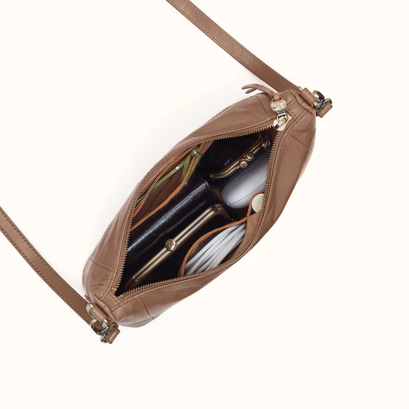 DARCY CARRY-ALL CROSSBODY in Woodsmoke