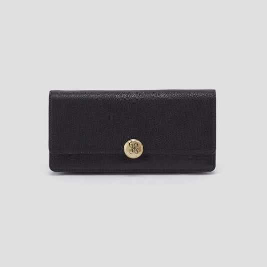 HUTTON LARGE WALLET in Black