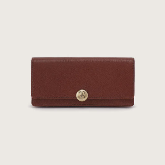 HUTTON LARGE WALLET in Saddlewood