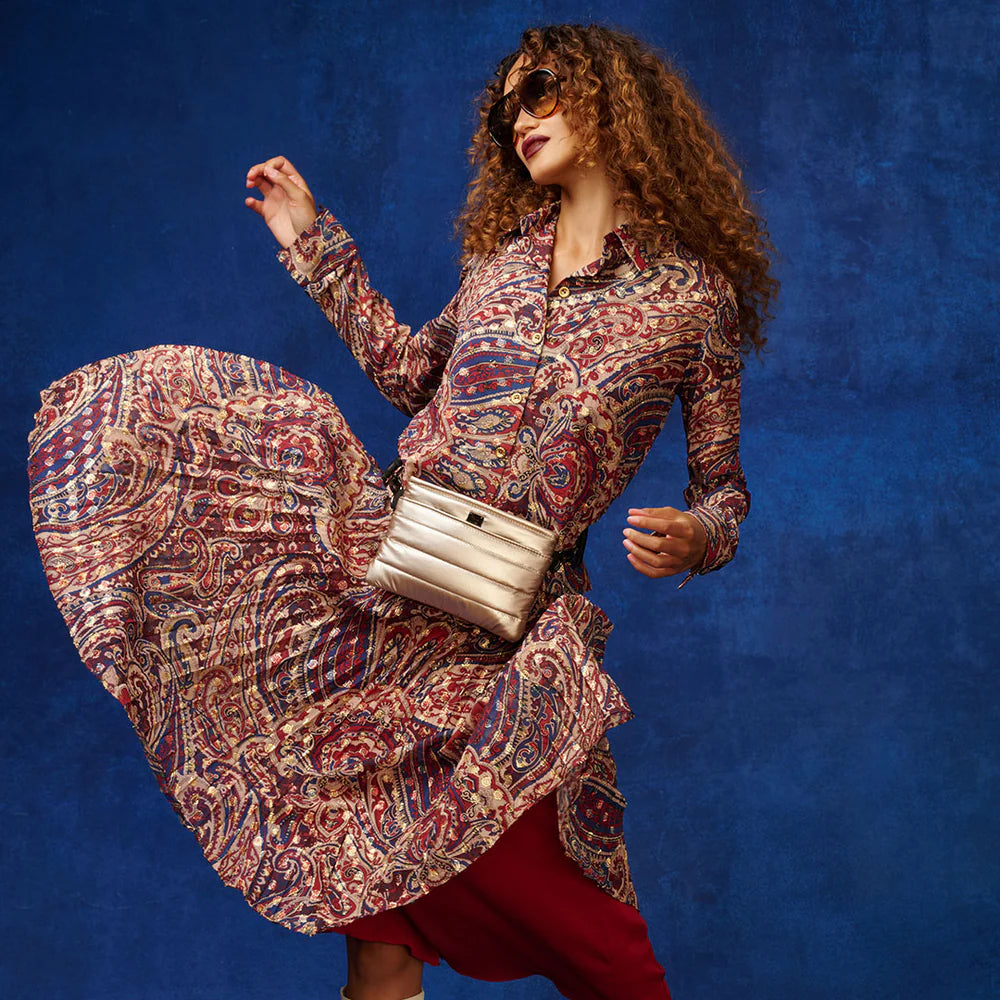 BUM BAG CROSSBODY in Pearl Cashmere