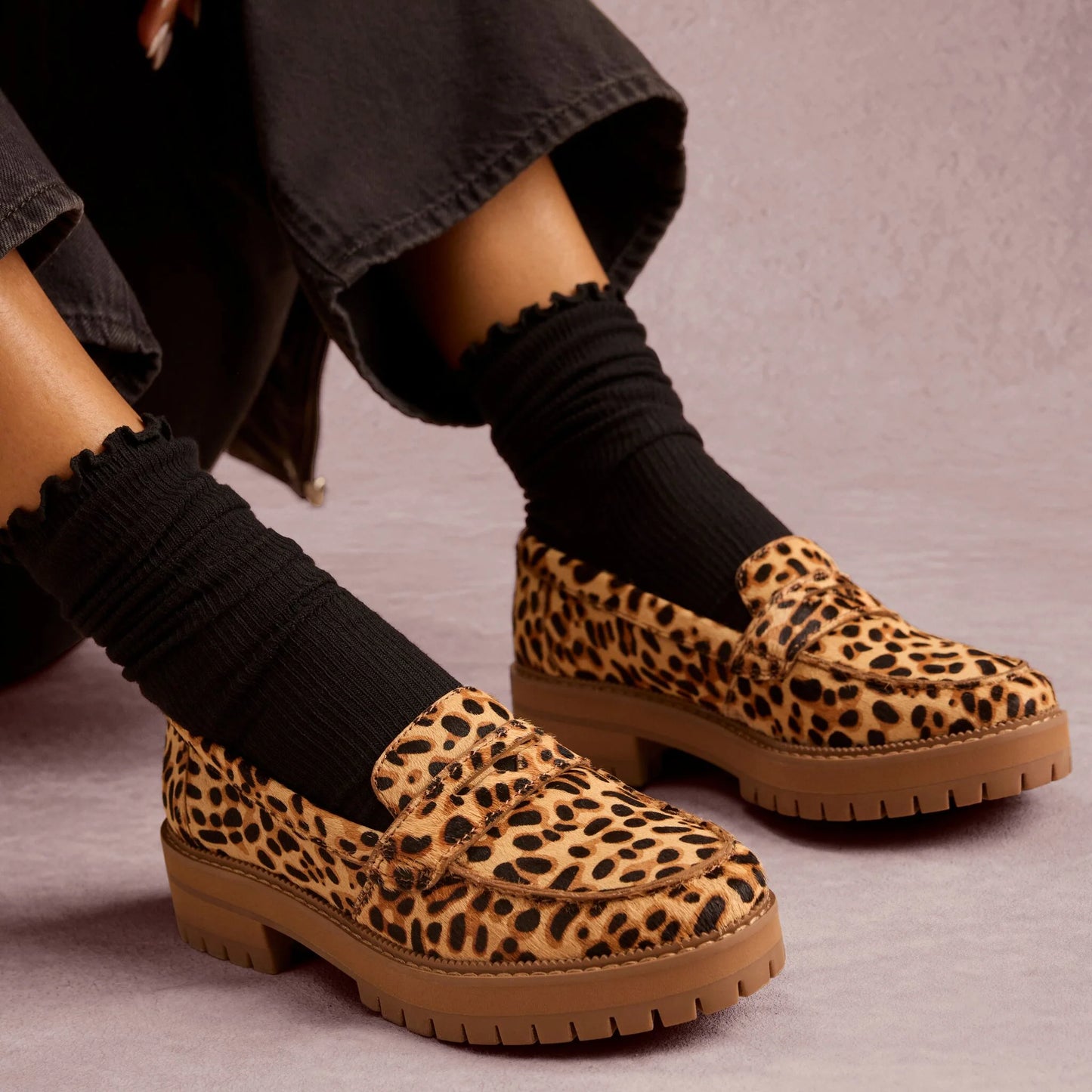 CARA LOAFER in Brown Sugar Leopard
