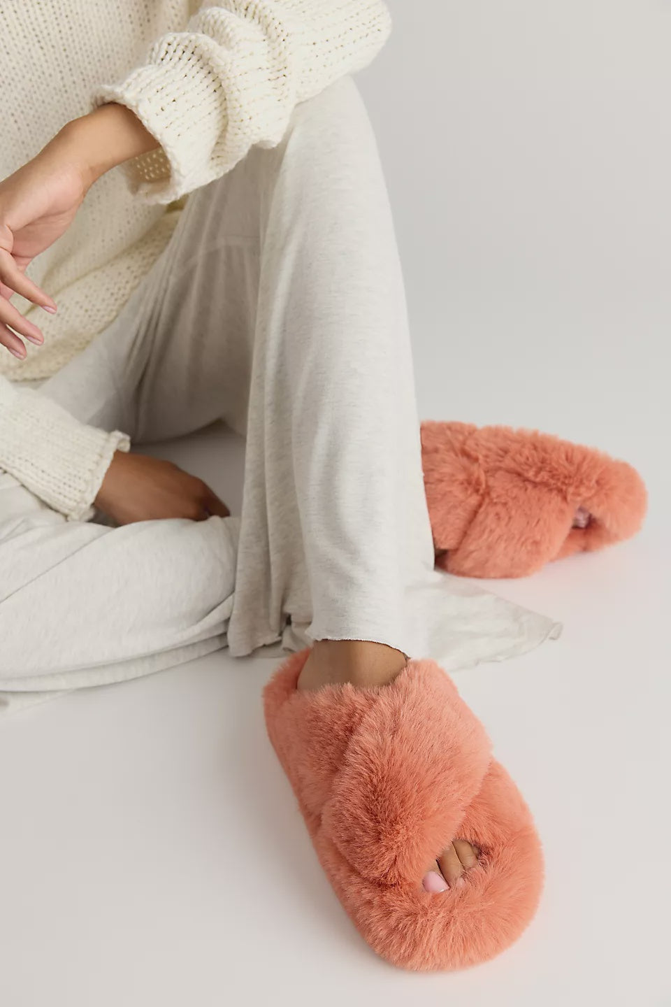 COUNTING SHEEP SLIPPERS 2.0 in Papaya