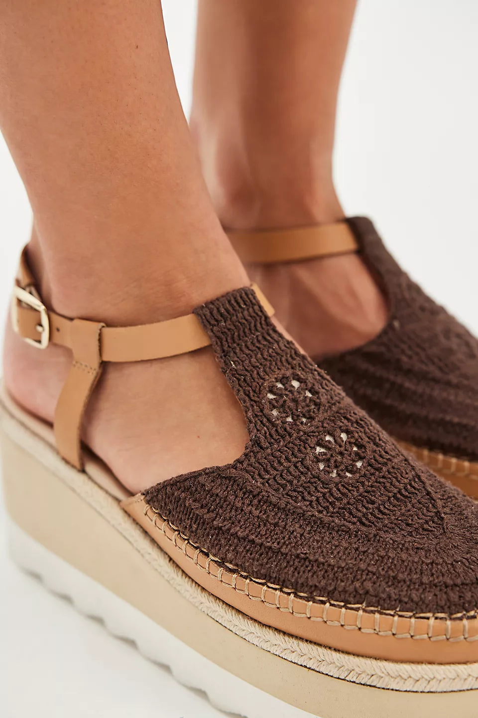 MORNING IN MYKONOS ESPADRILLE in Oak Combo