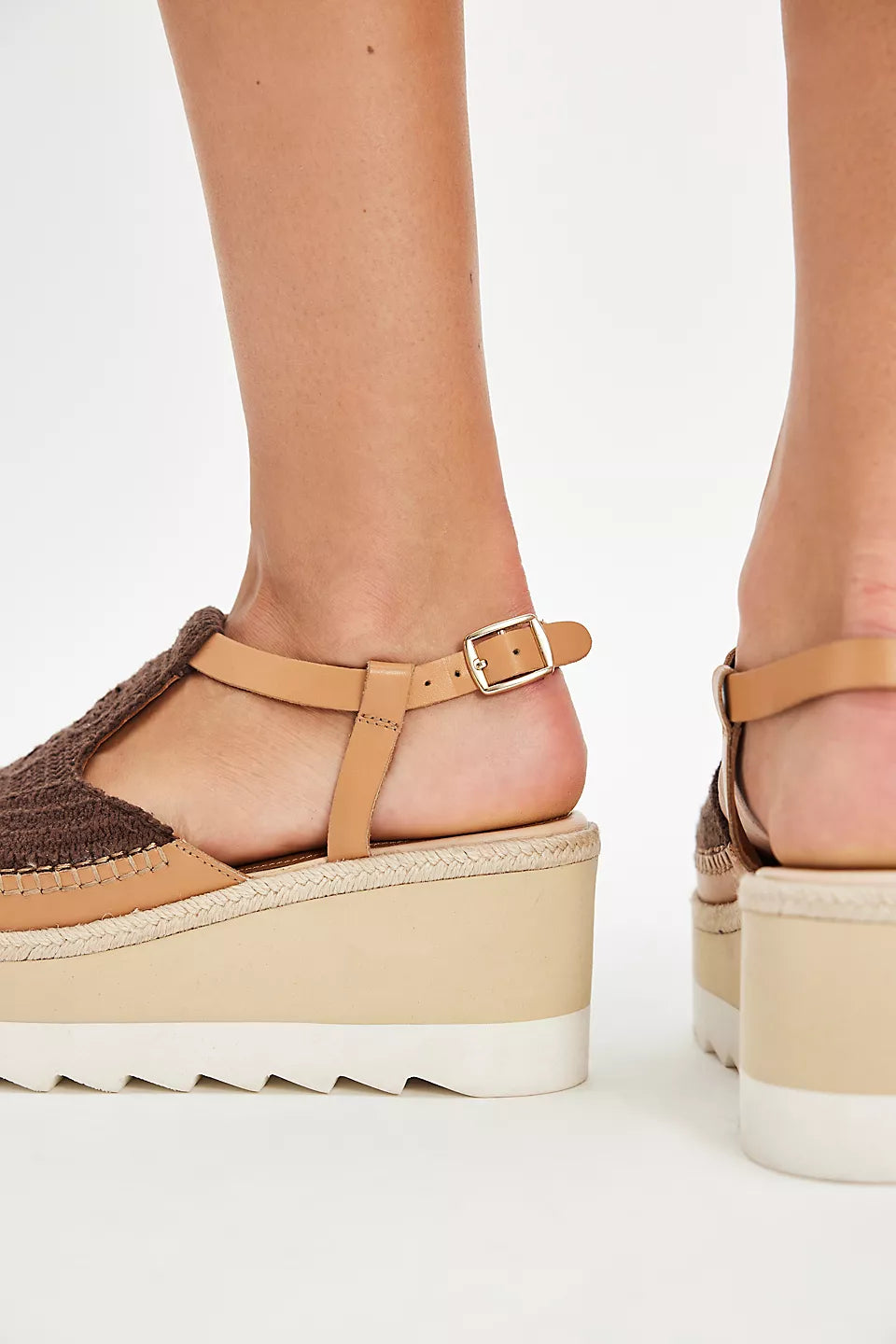 MORNING IN MYKONOS ESPADRILLE in Oak Combo