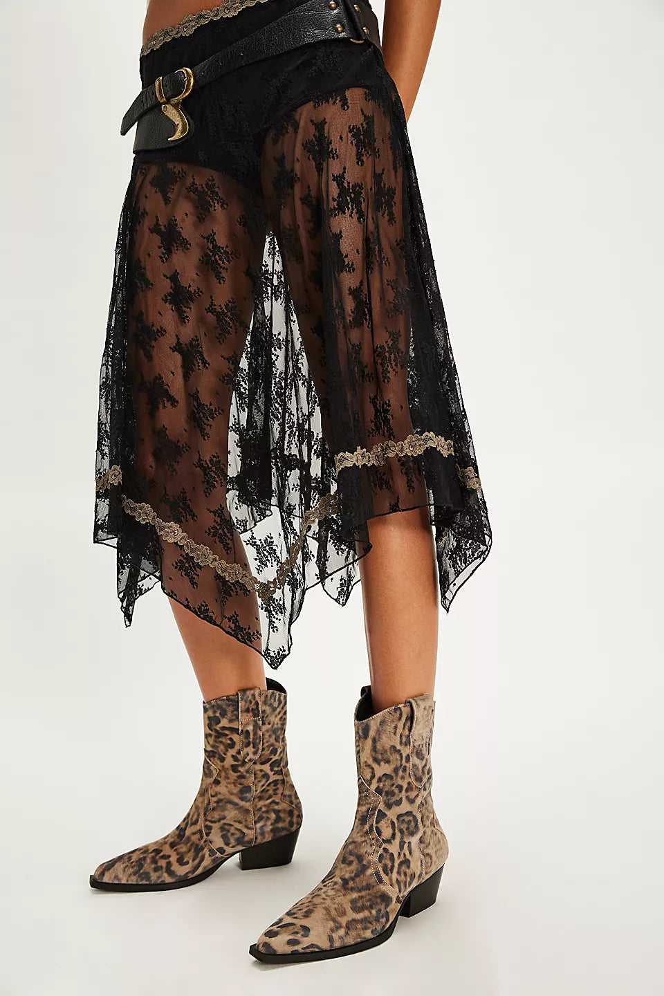 CAT NAP COWBOY BOOT in Leopard