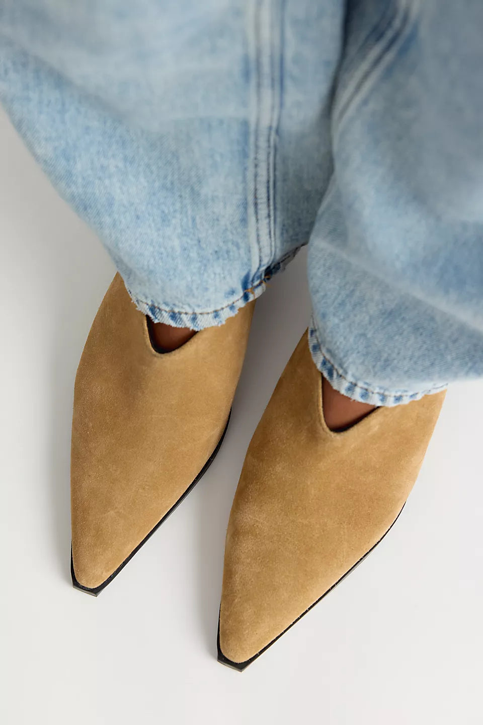 TELL ME ABOUT IT STUDDED in Tan