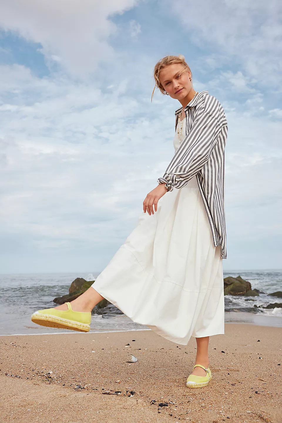 OASIS MARY JANE ESPADRILLE in Sunkissed Yellow