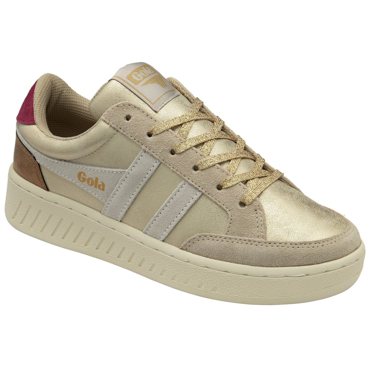 SUPERSLAM BLAZE II in Gold + Off White + Cerise