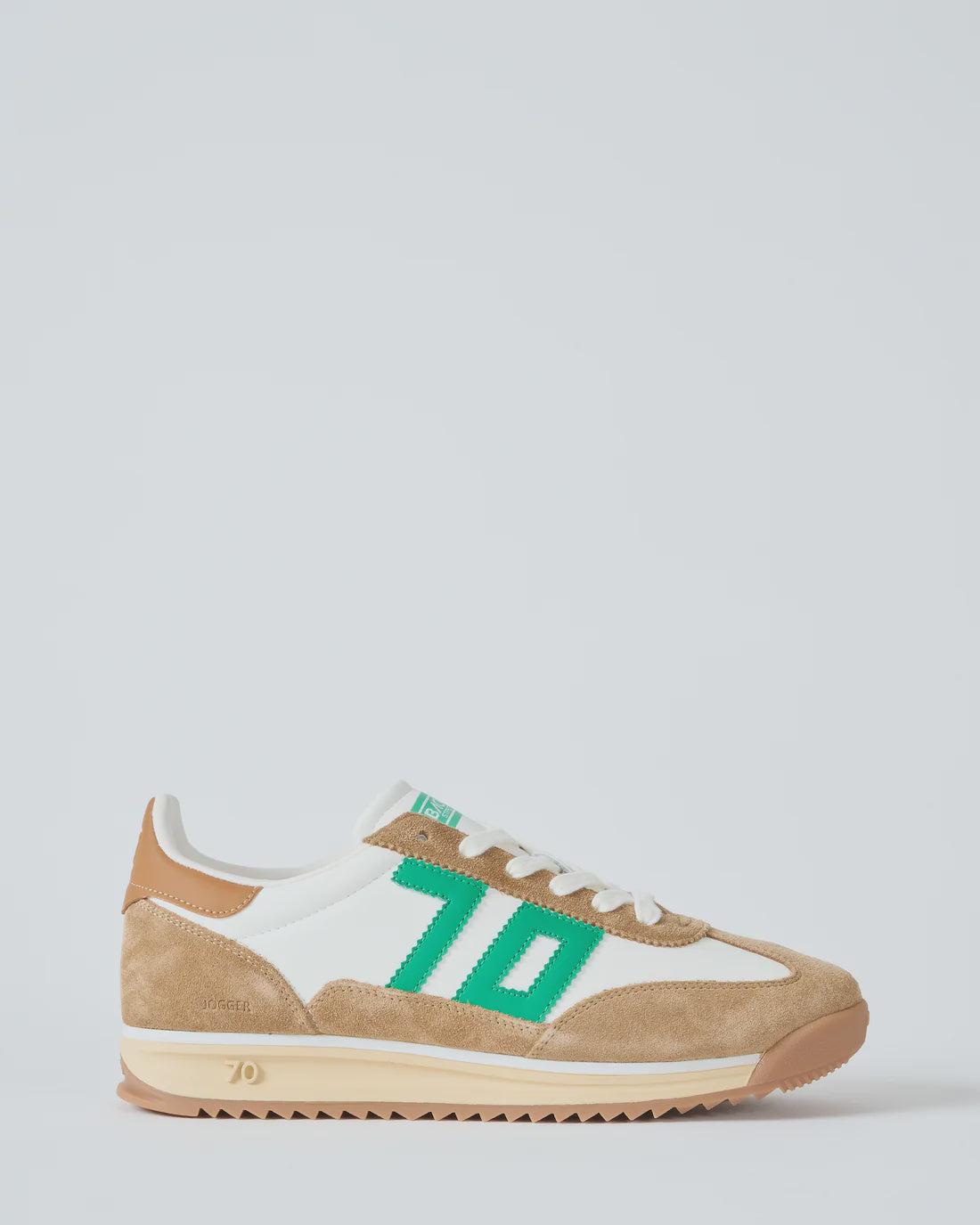 JOGGER M in White Camel Green