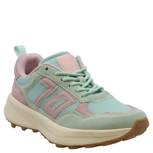 LIGHTNING in Light Green Pink