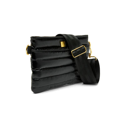 BUM BAG 2.0 in Pearl Black with Gold Hardware