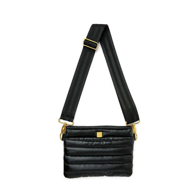 BUM BAG 2.0 in Pearl Black with Gold Hardware