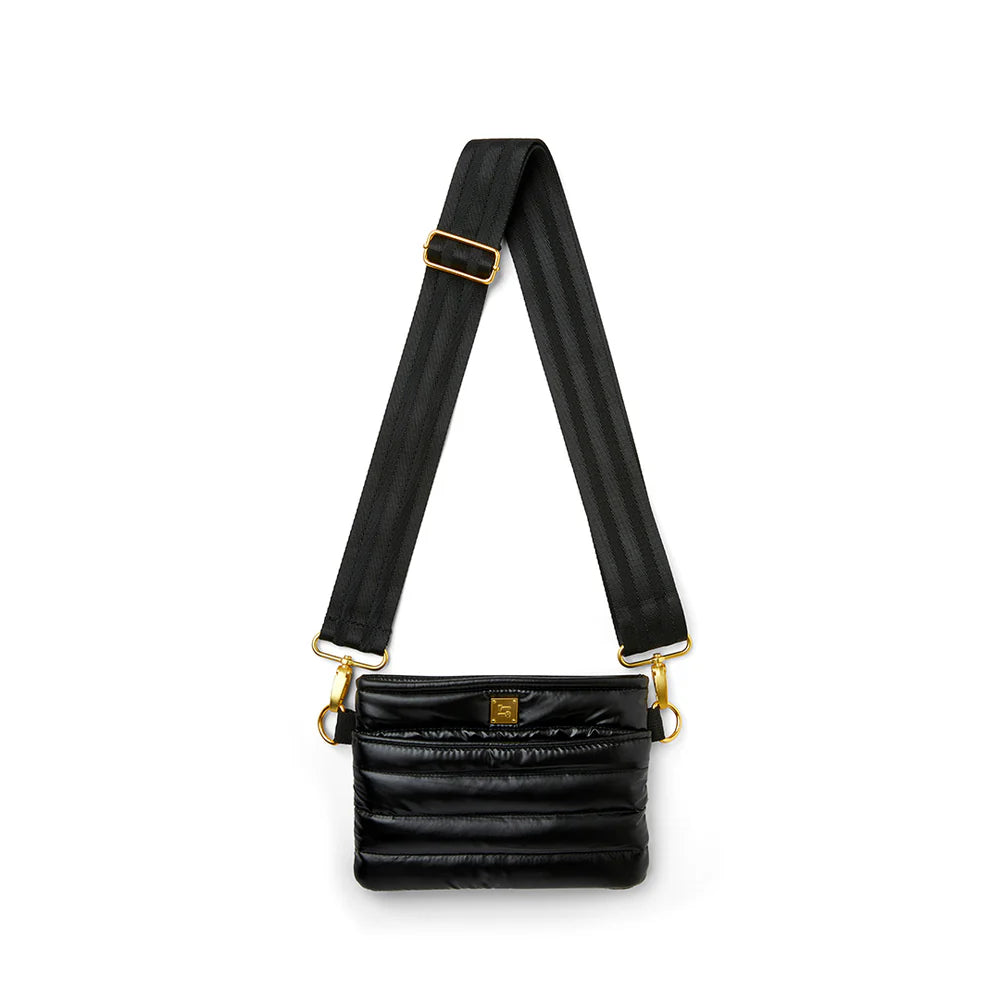 BUM BAG CROSSBODY in Pearl Black