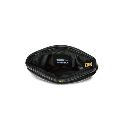 BUM BAG 2.0 in Pearl Black with Gold Hardware