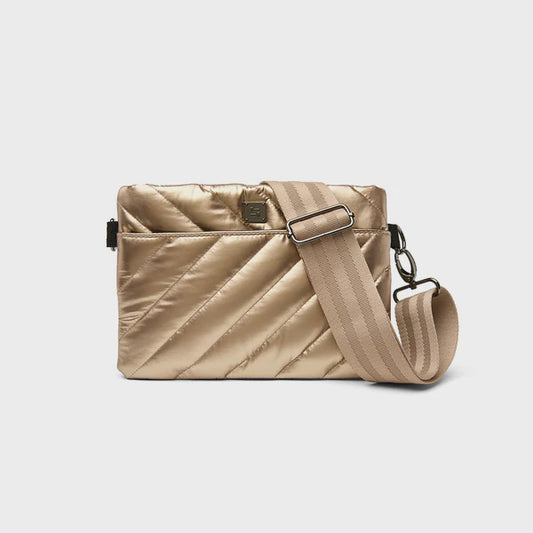 DIAGONAL BUM BAG 2.0 in Pearl Cashmere + Cashmere Strap