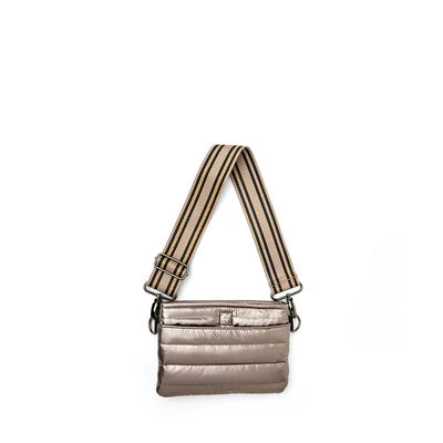 BUM BAG CROSSBODY in Pearl Latte