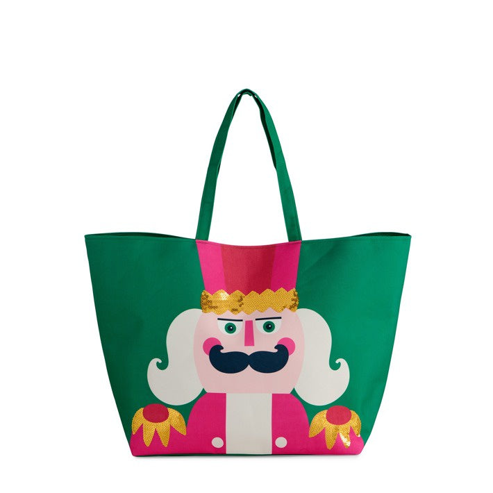 NUTCRACKER GIFTING TOTE in Green