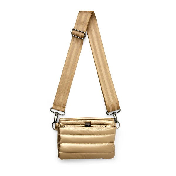 BUM BAG CROSSBODY in Pearl Toffee