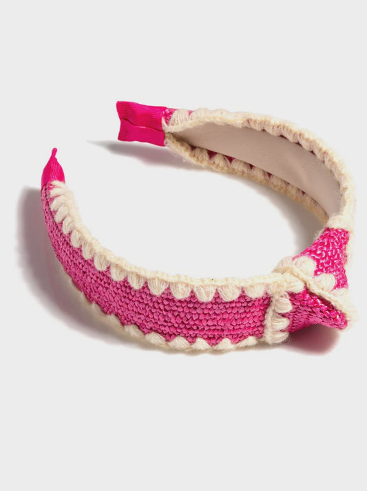 KNOTTED HEADBAND in Pink