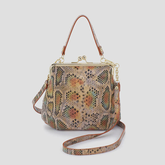 ALBA CROSSBODY in Opal Snake Print